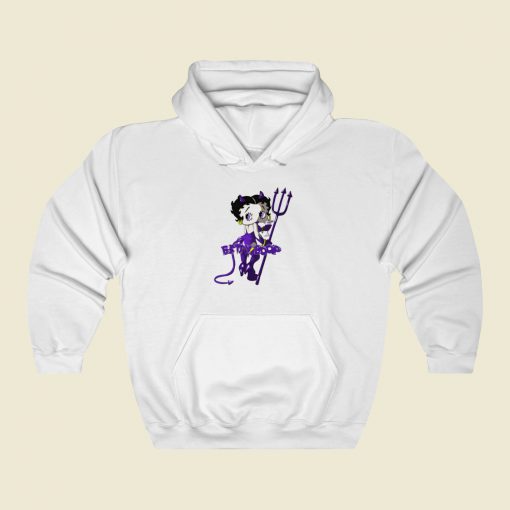 Betty Boop Devilish 80s Retro Hoodie Style