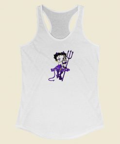 Betty Boop Devilish 80s Retro Racerback Tank Top