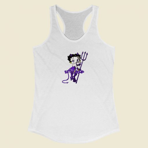 Betty Boop Devilish 80s Retro Racerback Tank Top