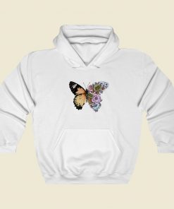 Butterfly In Bloom Hoodie Style