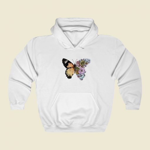 Butterfly In Bloom Hoodie Style