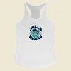 Cat Said Hello Human Racerback Tank Top