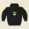 Christmas Cute Baby Yoda 80s Retro Hoodie Style