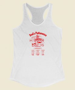 Dad Puttanesca Funny Racerback Tank Top