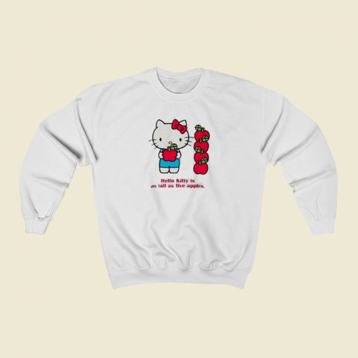 Hello Kitty Five Apples Sweatshirt Style