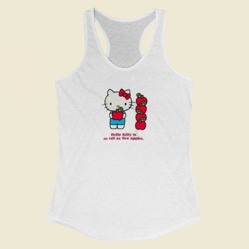 Hello Kitty Five Apples Racerback Tank Top