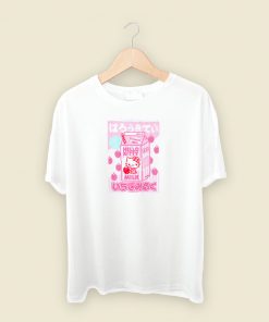 Hello Kitty Strawberry Milk T Shirt Style