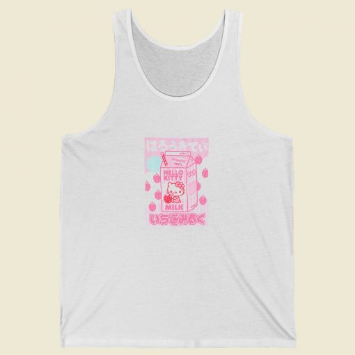 Hello Kitty Strawberry Milk Tank Top