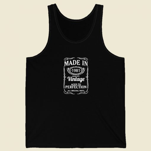 Made In 1981 Vintage Tank Top