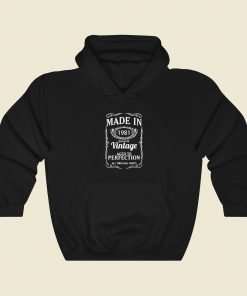 Made In 1981 Vintage Hoodie Style