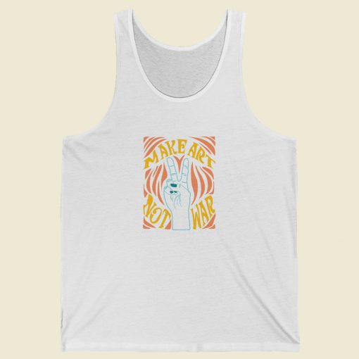 Make Art Not War Tank Top