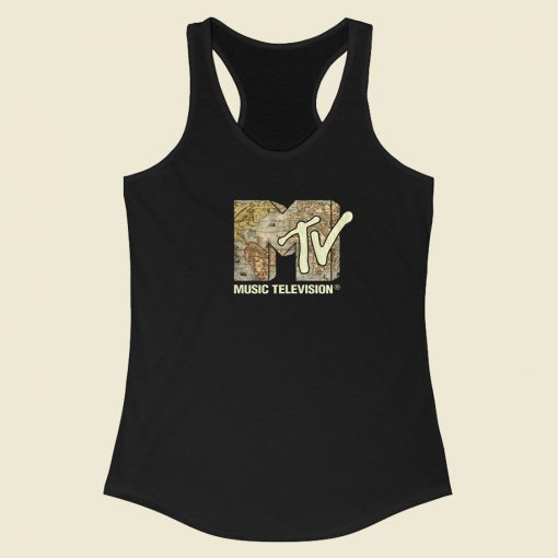 Music Television Worldwide Racerback Tank Top