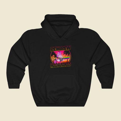 Pew Pew Madafakas Unicorn Hoodie Style