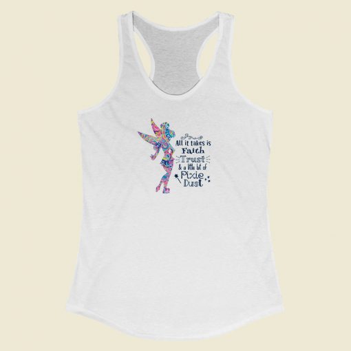 Pixie Dust Tinkerbell Racerback Tank Top