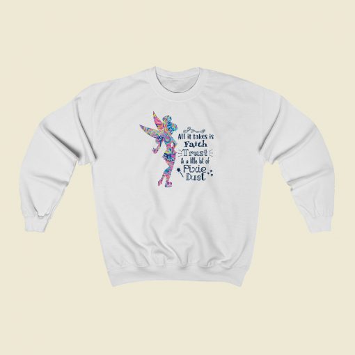 Pixie Dust Tinkerbell Sweatshirt Style