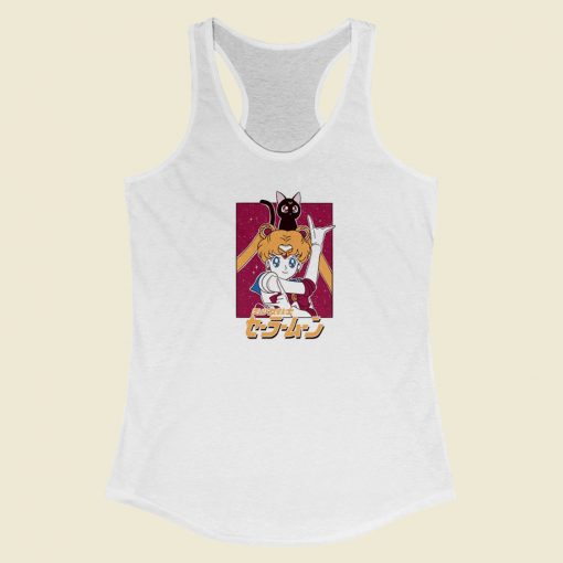 Sailor Moon Action Racerback Tank Top