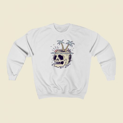 Skull Rest In Chill Sweatshirt Style