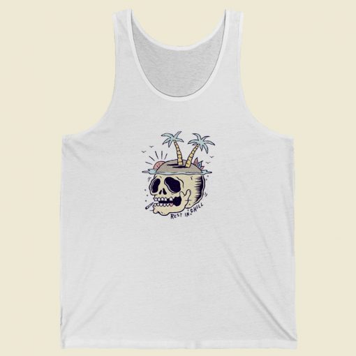 Skull Rest In Chill Tank Top