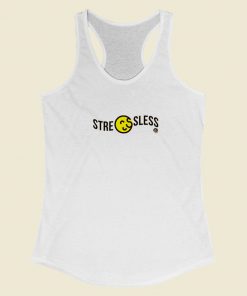 Stressless And Enjoy 80s Retro Racerback Tank Top