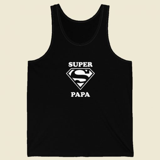 Super Papa Parody Tank Top