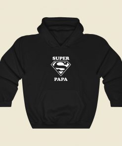 Super Papa Parody Hoodie Style