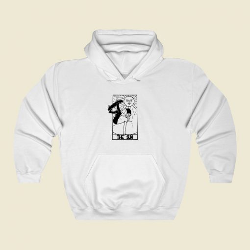 Tarot Sunny Skater Card Hoodie Style