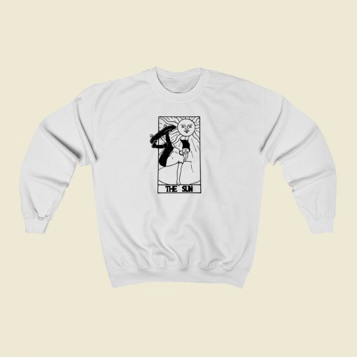 Tarot Sunny Skater Card Sweatshirt Style