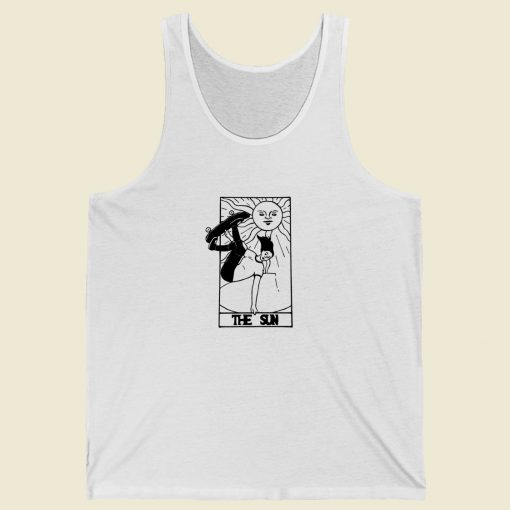 Tarot Sunny Skater Card Tank Top