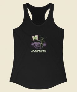 The Internet Killed MTv Racerback Tank Top