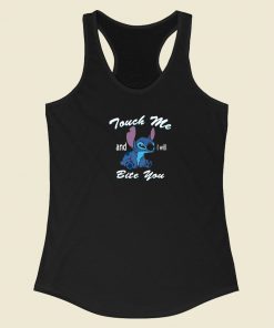 Touch Me And I Will Bite You Racerback Tank Top