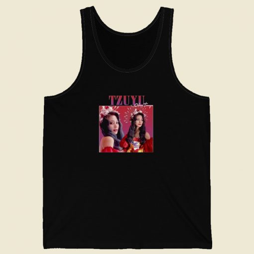 Twice Chou Tzuyu Vintage Tank Top