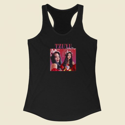 Twice Chou Tzuyu Vintage Racerback Tank Top