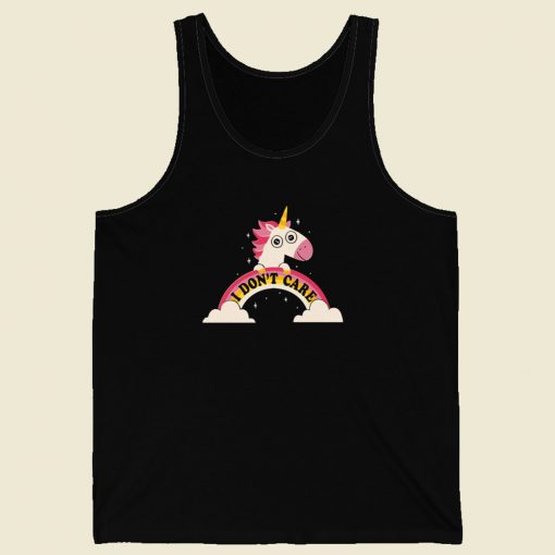 Unicorn Dont Care Tank Top