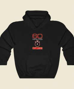 60 Minutes Of Lies 80s Retro Hoodie Style