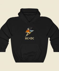 ACDC Thunder Metal Band 80s Retro Hoodie Style