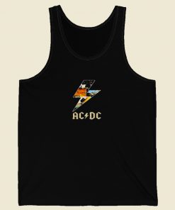 ACDC Thunder Metal Band 80s Retro Tank Top