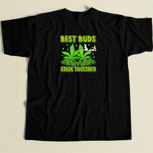 Buds Stick Together 80s Retro T Shirt Style