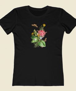 Botanical Floral 80s Retro T Shirt Style