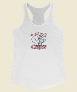 Casper The Friendly Ghost 80s Retro Racerback Tank Top