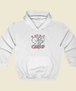 Casper The Friendly Ghost 80s Retro Hoodie Style