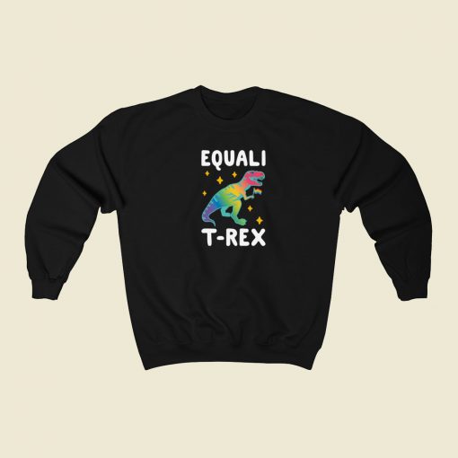 Equal Trex 80s Retro Sweatshirt Style