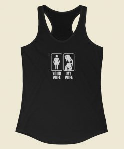 Gay Pride Joke Mothers 80s Retro Racerback Tank Top