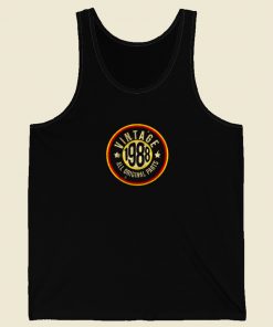 Happy Birthday German Flag 80s Retro Tank Top