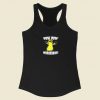 Madafakas Crazy Chick 80s Retro Racerback Tank Top