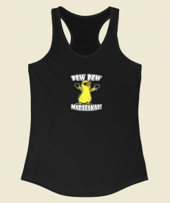 Madafakas Crazy Chick 80s Retro Racerback Tank Top