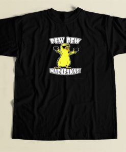 Madafakas Crazy Chick 80s Retro T Shirt Style