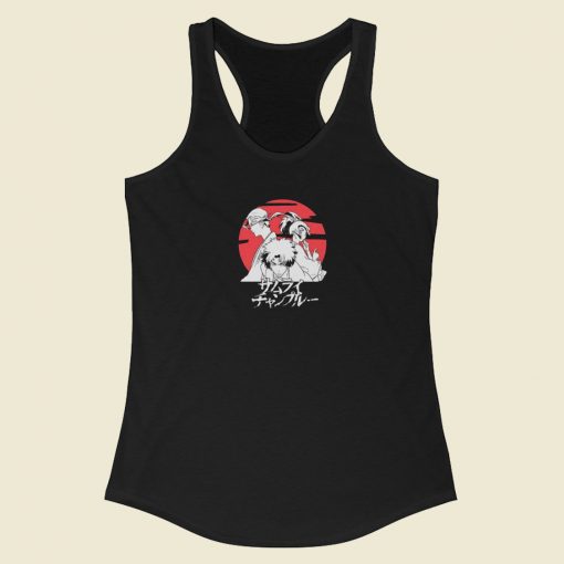 Samurai Champloo Anime 80s Retro Racerback Tank Top