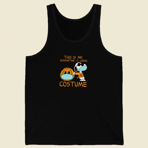 Snoopy Costum Quarantine Ween 80s Retro Tank Top