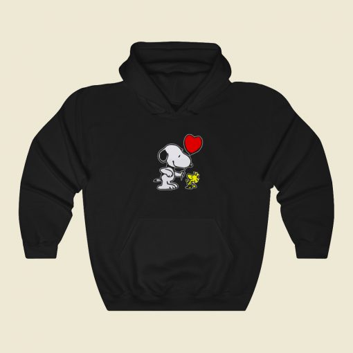 Snoopy Woodstock Balloon 80s Retro Hoodie Style