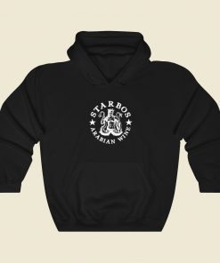 Starbos Arabian Wine 80s Retro Hoodie Style